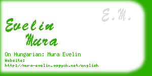 evelin mura business card